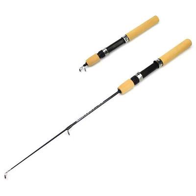 Retractable Ice & Shrimp Fishing Rod - Compact Sea Rod & Cat Teaser