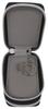 Snoopy Key Case Compatible with Smart Key Double Round Zipper Carabiner Hook Keychain Included Ladies Popular Character SNOOPY Gray W Zipper