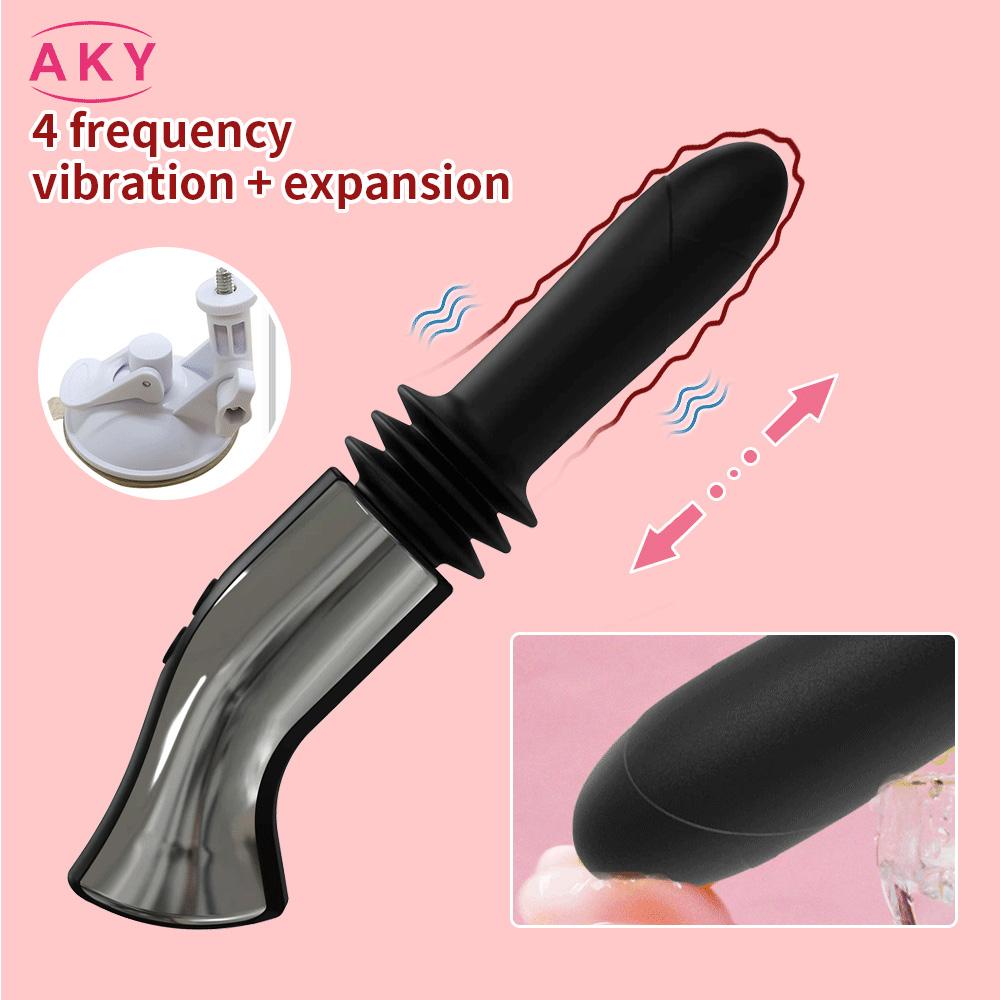 Máquina de sexo brinquedo sexual adulto empurrando dispositivo de foder para mulheres masturbação automática ajustável vaginal massagem anal arma de bombeamento para solteiros e casais