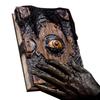Book Of The Damned Halloween Decor Realistic Necronomicon Book Witch Decoration Halloween Horror Sculpture Prop Art Charm Eye