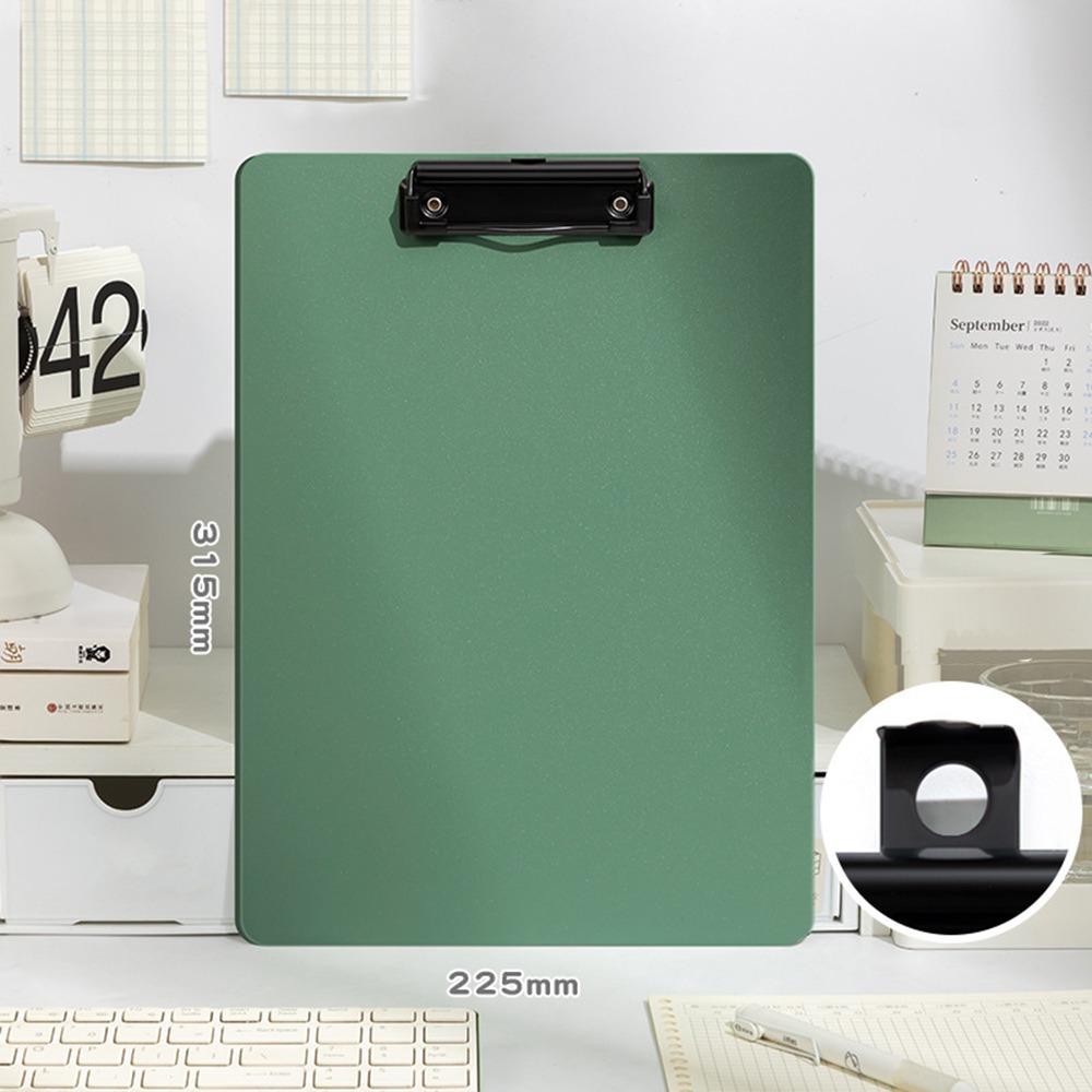 With Low Profile Gold Clip A4 Writing Clipboard Writing Tablet Writing Sheet Pad File Folder Board Clamp Document Folder