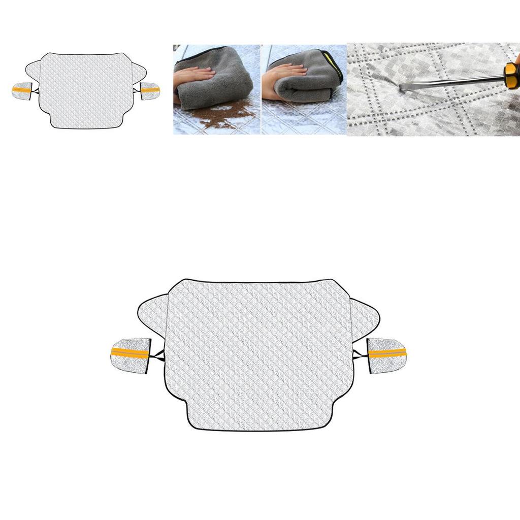 Car Snow Cover Frost Proof Winter Shield With Sunshade For All Vehicles
