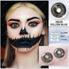 Eyeshare Cosplay Farbkontaktlinsen für Augen Halloween-Linsen Blaue Augenkontaktlinsen Schwarze Linsen Jahreslinsen 14,5 mm