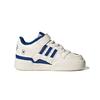 Adidas Originals Forum Low El Leather Retro Casual Low Top Walker Shoes Baby Sneaker White Blue FY2546