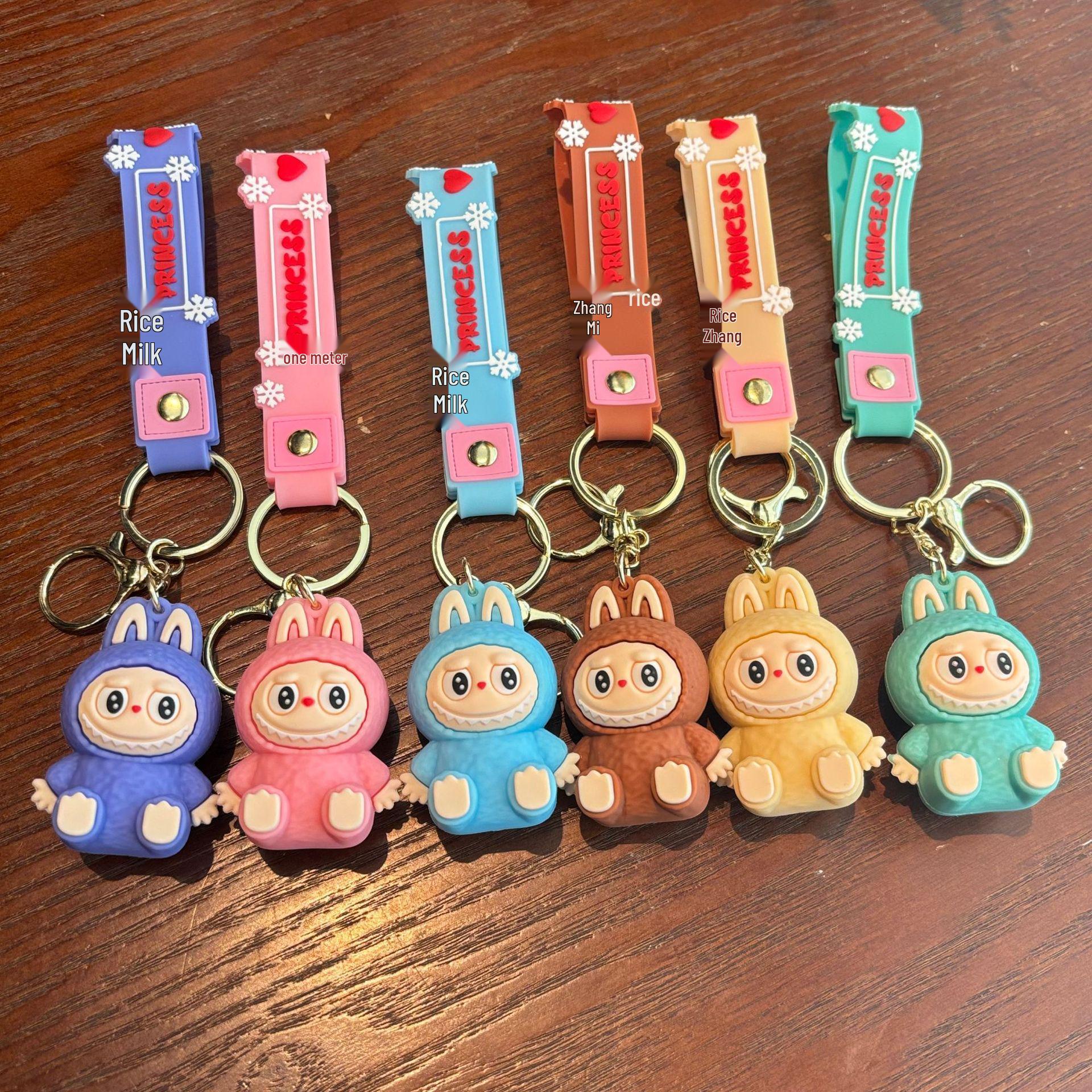 

Милый 3D Маленький Ягненок Мягкий Резиновый Брелок Подвеска для Рюкзака