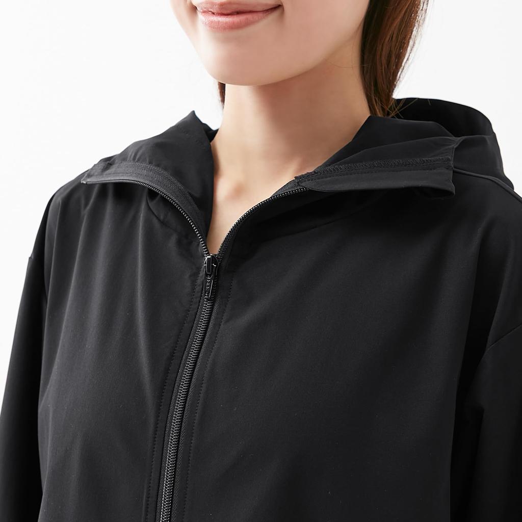 Gunze Tuche Lightweight Stretch Hoodie Women's Water-Repellent, UV-Resistant,