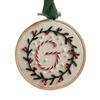 Yousheng DIY Embroidered Christmas Ornament Embroidered Initial Crafting Kit Mini Christmas Embroidery Kit for Beginners Xmas Tree Decor