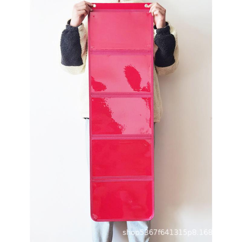 A4 Transparent Hanging Art and Book Storage Bag - Modern and Simple