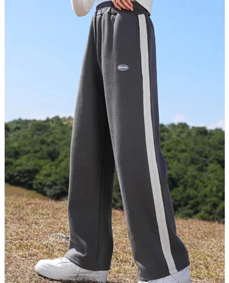 Girls' Wide-Leg Drape Sweatpants - 2023 Spring/Autumn Collection for Older Kids