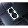 For Kia Seltos - Silver Interior Rear Water Cup Holder Frame Cover Trim
