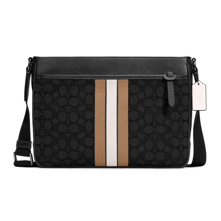 Coach Thompson 30 Classic Monogram Stripe