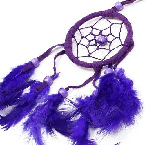 Dream Catcher Small Round Turquoise Pink Purple 6-Pack