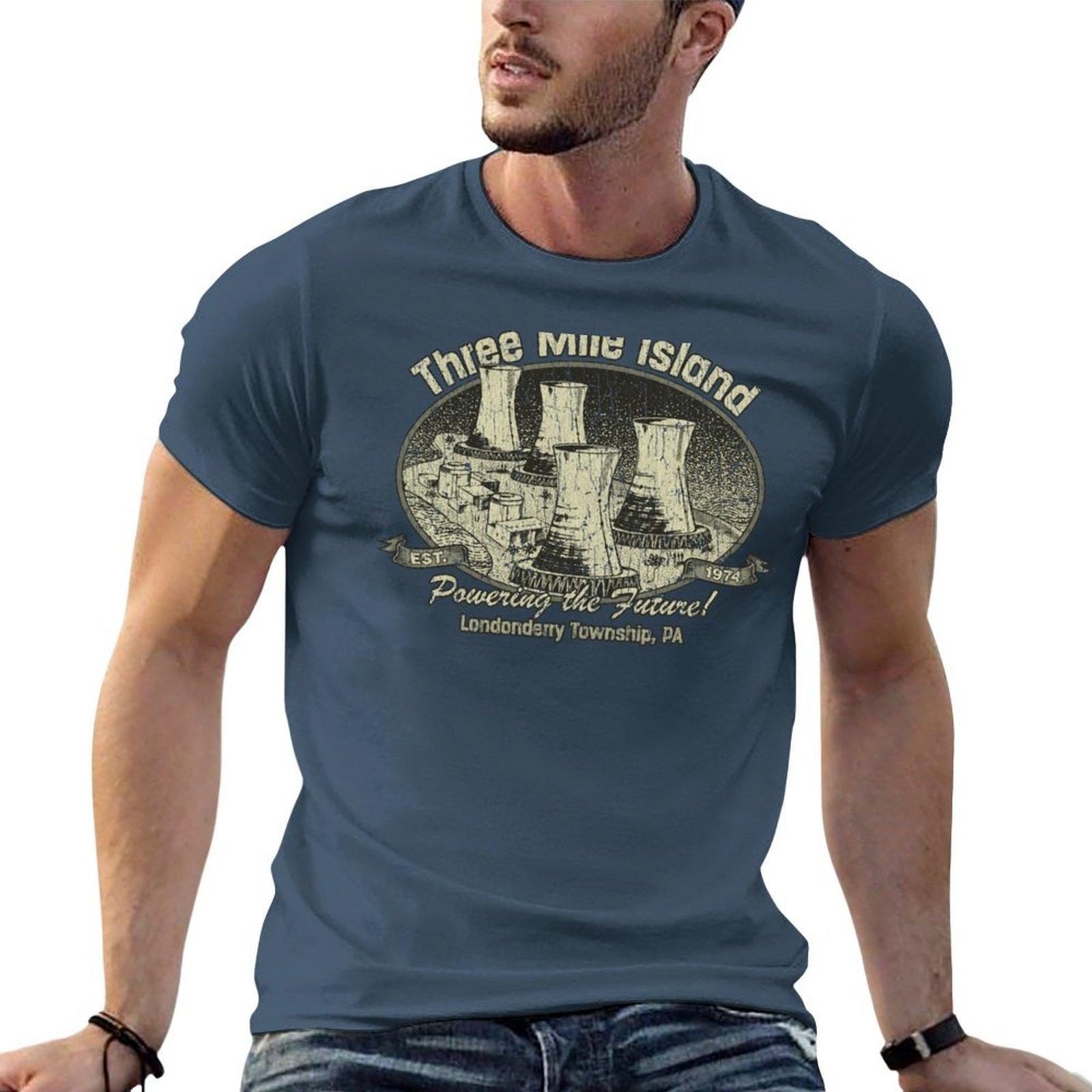 Three Mile Island Powering The Future 1974 Tshirt Basic All Season Solid Tshirt S