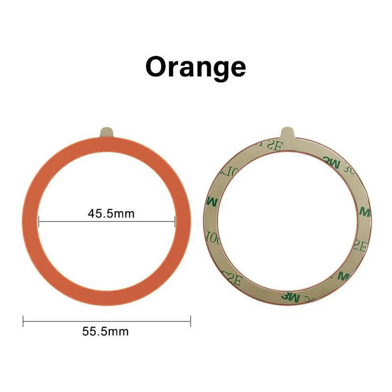 Universal Magnetic Mobile Phone Ring for Magsafe Accessories Metal Sticker Wireless Charger Iron Plate Sheet for iPhone 12 13 14