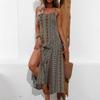 Women's Summer Fashion Print Halter Dress