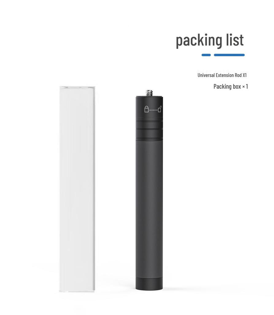 Selfie Stick for DJI Feiyu Zhiyun Stabilizers and Action Camera Phone Gimbals - Handheld Extension Pole.