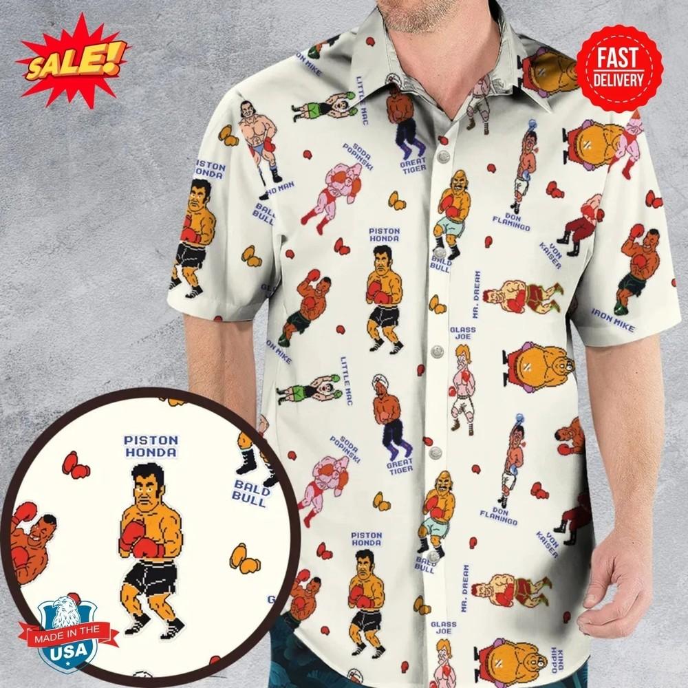 Retro Game Punch Out Hawaiian Shirt Unisex T-Shirt XXXXL