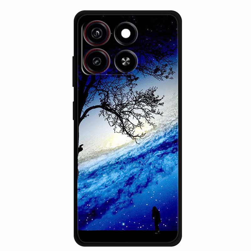 Phone Case For ZTE Blade A55 Back Cover Case A 55 Shockproof Black Silicone Soft Coque For ZTE Blade A35 Case A 35 6.75" Funda