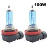 1/2PCS/SET H11 Halogen 55W 100W 12V Replacement Halogen Bulbs Amber Low-Beam Car Headlight Fog Lights Driving Light Bulbs Clear
