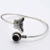 Amethyst Gemstone Ethnic Handmade Adjustable Bangle Jewelry 8 Gms BN 61
