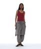 PARTIMENTO WOMEN Pwc Curtain Skirt Layered Harem Pants_Melange