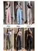 Women's High-Waist Pink Cargo Parachute Pants - Summer 2024 Collection