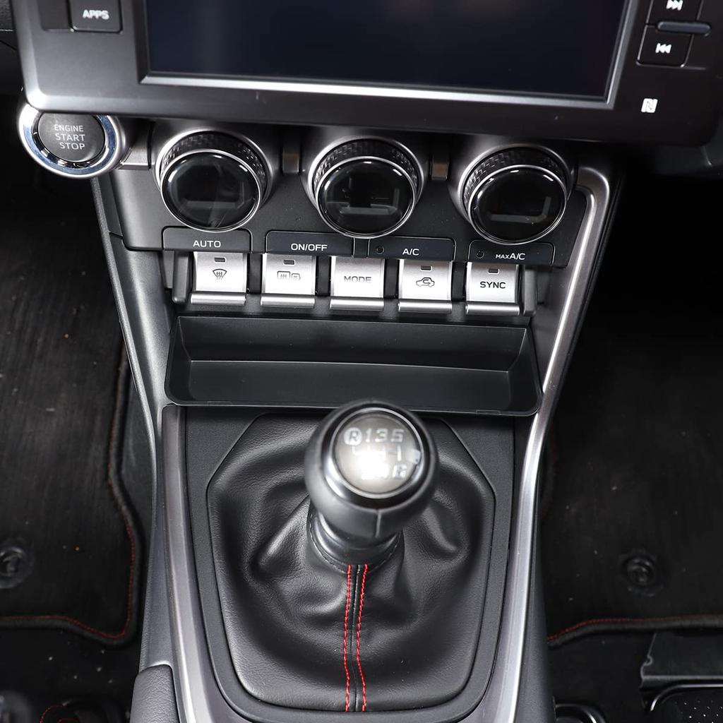 Sauicemy Gear Shift Storage Console Car Storage Gear Center Car Interior Small Item Compatible with Toyota 86 Subaru BRZ Box, Box, Box, Organizer,