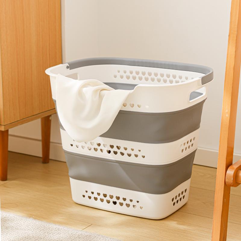Foldable Laundry Hamper Large Capacity Basket for Dirty Clothes Storage