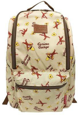 Eye Planning Curious George Mother Backpack Thermal Insulation with Back Pocket