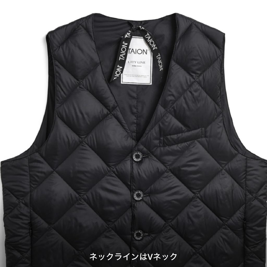 Taion City Single Button Down Gilet 003BCI Men's