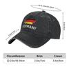Deutschland Flag of German Casual Baseball Cap Summer  Trucker Hat Kpop Rock Snapback Cap Men Women Fitted Retro Baseball Caps