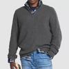 Fall and Winter European Style Casual Loose Fit Zipper Sweater