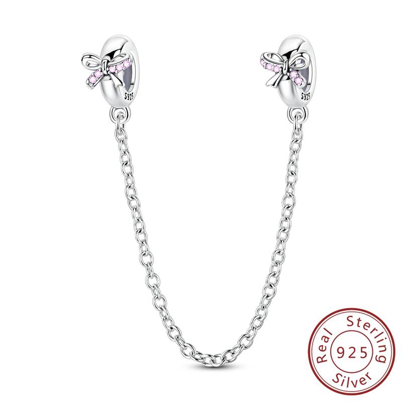 Real Copper Charms Luminous Firefly Butterfly Sunflower Pink Beads Fit Original Bracelet Women Birthday Diy Jewelry