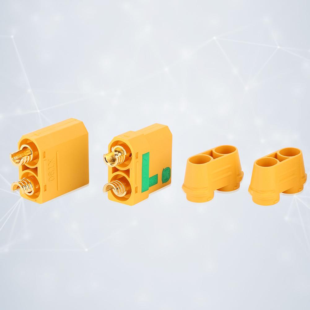 

5 Pair Banana Connector Plug Flame Resistant AntiSpark XT90S XT90 UL94V0 Connector Plug