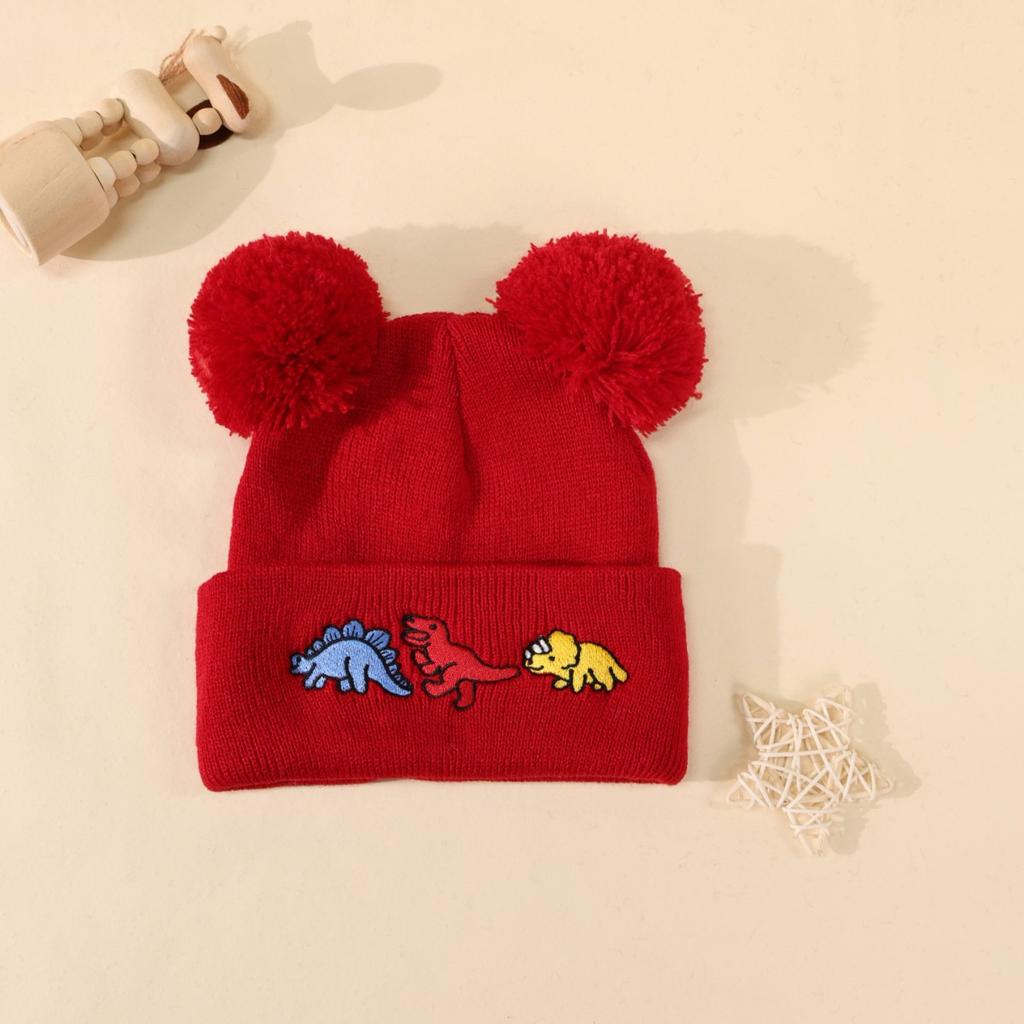 Knitted Hat Embroidery Various Candy Colors Men'S And Women'S Cold Hats Pullover Hats Couple Embroidery Knitted Wool Hats