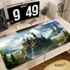 Gaming Mouse Pad Anime HHogwarts Castle Magic Style NonSlip Rubber Extended Desk Mat Laptop XXL Keyboard Pad for Gamer HYBXXC