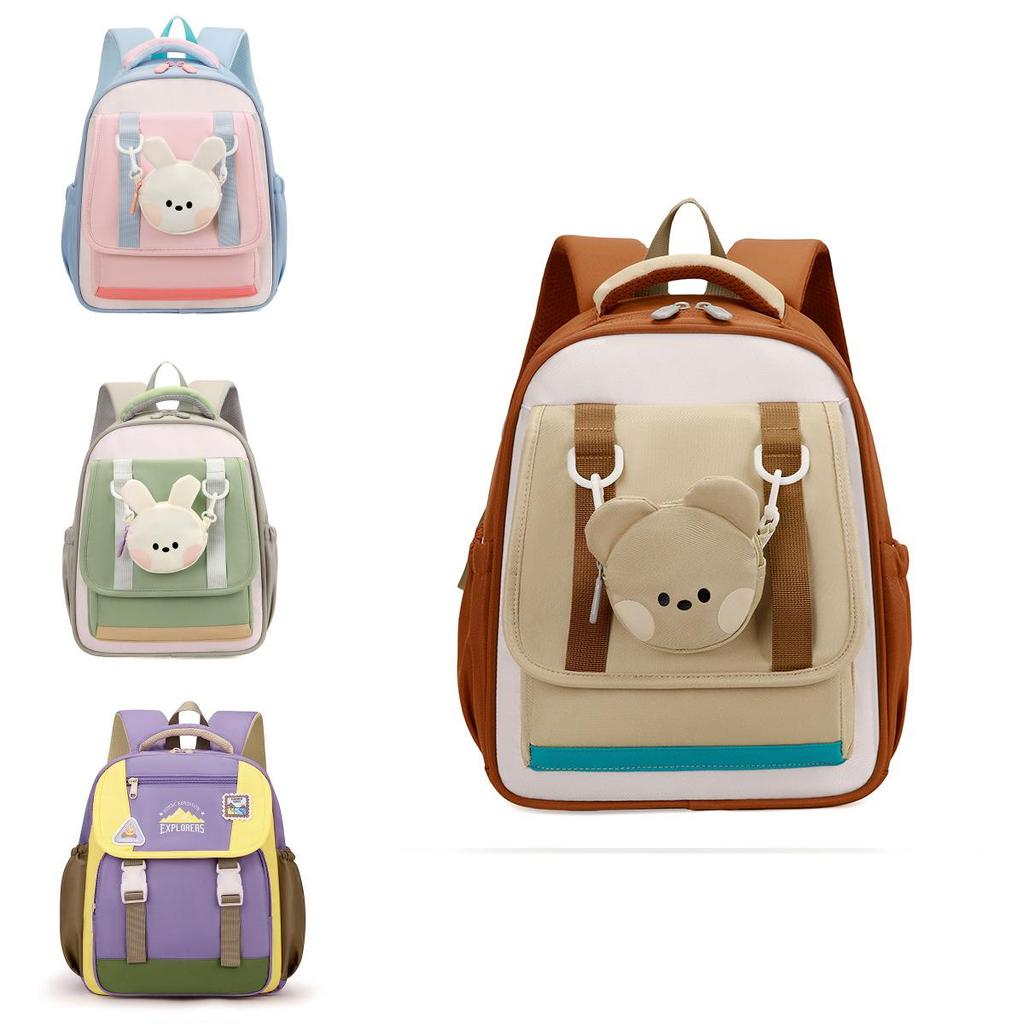 Toddler Girls Boys Backpack With Cartoon Animal Pendant Small Bag
