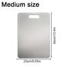 Stainless Steel Cutting Plate - Double-sided, Anti-slip, Easy To Clean, A Kitchen Necessity with A Long Service Life