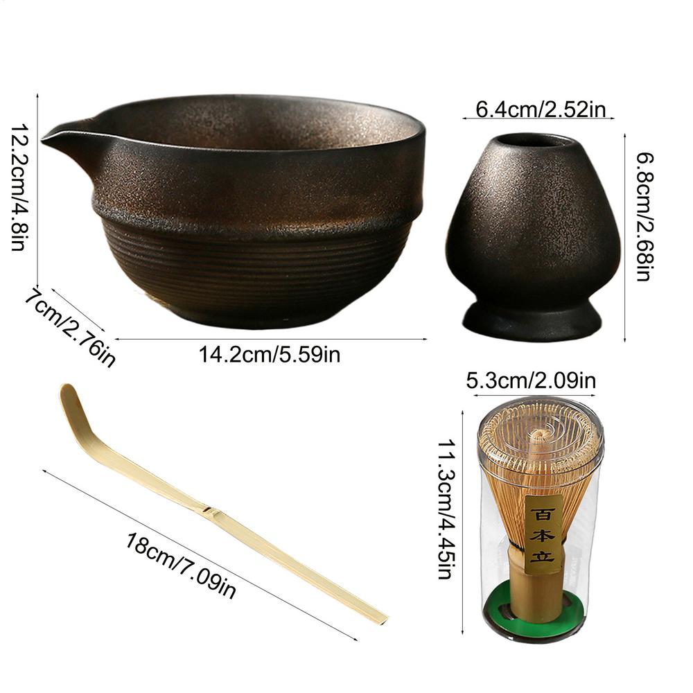 

Традиционные наборы для чая матча для любителей чая, подарки на день рождения, японский венчик для матча, керамическая чаша с носиком, инструменты для приготовления чая