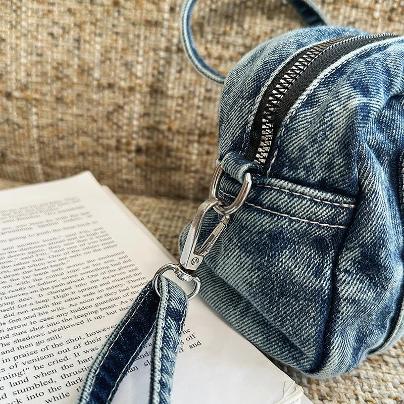 Handbag Women's Denim Vintage Shoulder Small Square Bag
