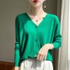 Women's Ice Silk Knitted Cardigan - Pink, Lightweight, Sun-Protective Summer Jacket