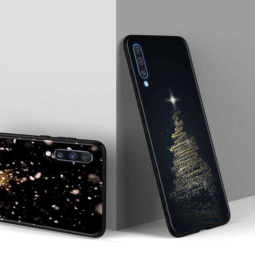Custodia per telefono per Samsung Galaxy A70 A50 A30s A20s A20e M62 M52 M51 M32 M31 M31s M22 M21 M12 Cover Buon albero di Natale Cervo