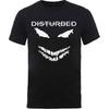 חולצת טי להקת DISTURBED עם פנים מפחידות