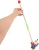 Holz Animal-Themed Push and Pull Walker Toddler Walking Aid Toy Sturdy Wooden Pull Toy for Boys Girls