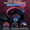 RGB Lighting Noise Cancelling Headphones HIFI Audio Wireless Headphones  Sports Use