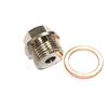 Pressure Sender Adapter Sending Unit Bung Plug M18x1.5 to 1/8" NPT Male Temperature Gauge for Most Engines