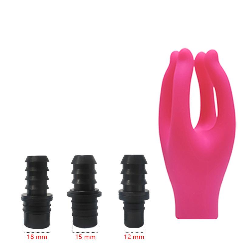 Modified Fascia Gun Head: Silicone Hand-Grasping Massager for Girls, Multi-Functional and Fun.