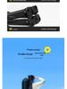 Adjustable Three-Speed Reclining Lounge Chair with Leg Rest, Dual Use for Sitting and Sleeping, Portable Folding Design for Office or Home.