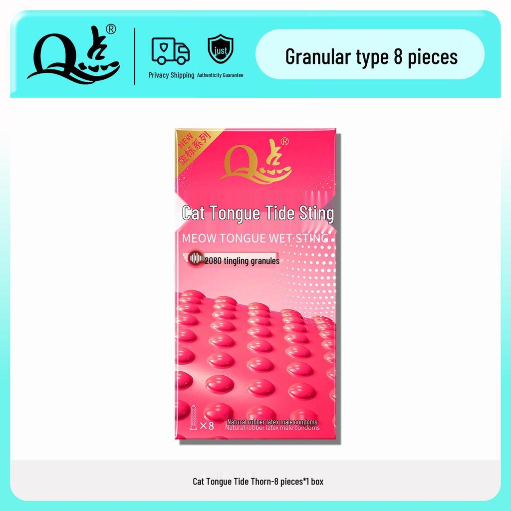 Q-spot Climax 001 Preservativo Ultra-sottile Lunga Durata Ritardante per Piacere Maschile Potenziato