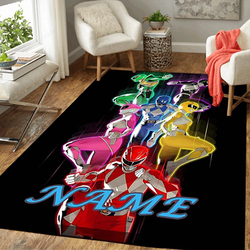 Custom 1Pc Power Rangers Heroic Battle Rug Office Carpet Indoor Outdoor Entrance Doormat Nonslip Soft And Comfortable Living Room D2915218